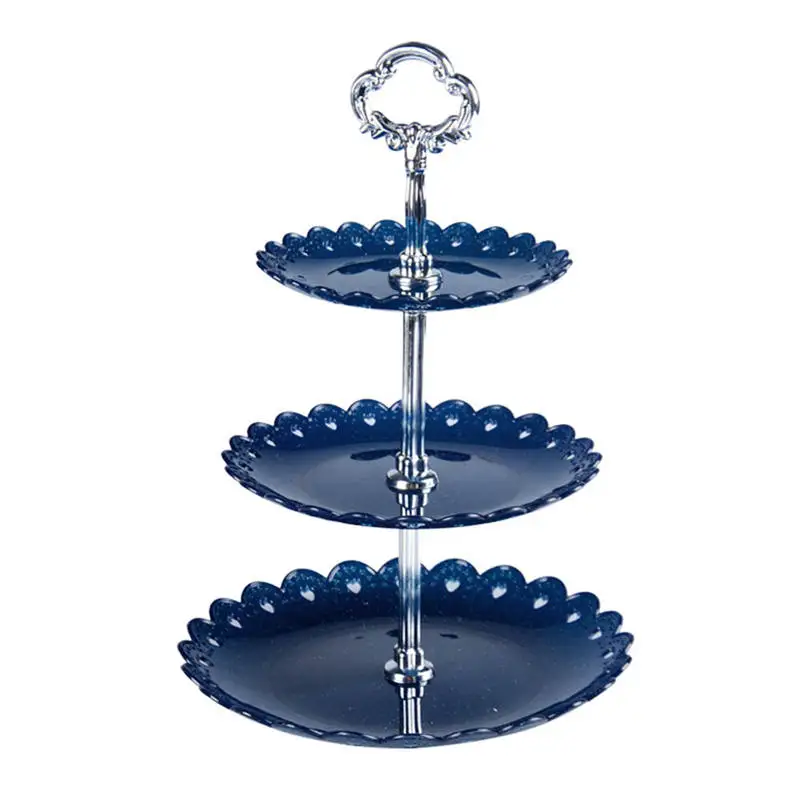 

Detachable 3 Tiers Cake Stand Cupcake Candy Dessert Pastry Display Stand For Wedding Party Cake Display Tray Plates Bracket
