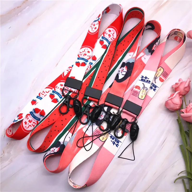 Модные популярные милые ремешки в стиле Харадзюку с изображением молочной