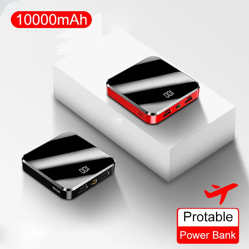 Для Xiao mi power Bank 10000 мАч power bank портативное зарядное устройство 2 usb-порта аккумулятор внешний аккумулятор mi power Bank 10000 мАч