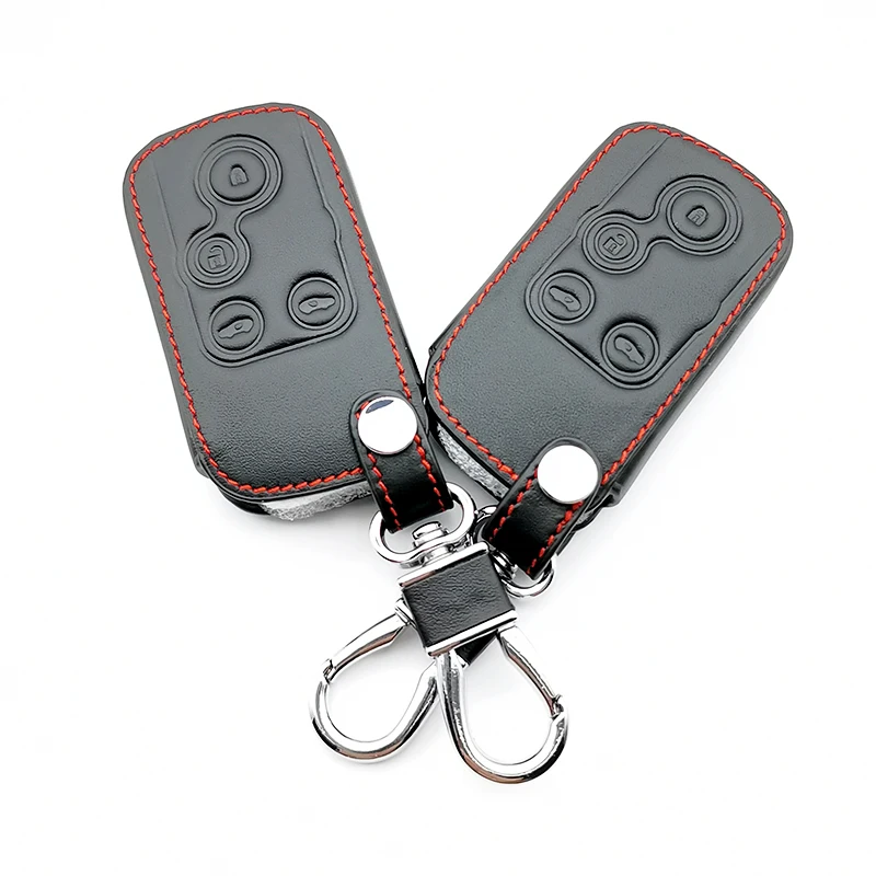 2019 мягкий текстурный кожаный чехол для ключей автомобиля Honda Odyssey Elysion 4 кнопки