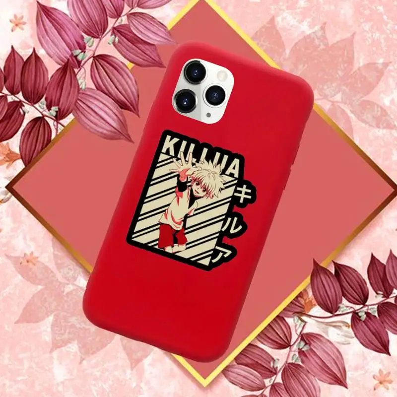 

Hunter x hunter Phone Case Candy Color for iPhone 11 12 mini pro XS MAX 8 7 6 6S Plus X SE 2020 XR