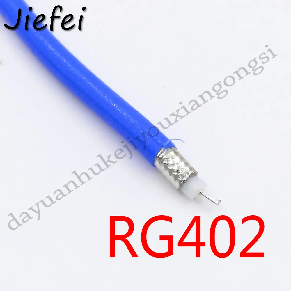 

Полужесткий гибкий коаксиальный кабель-адаптер RG402/RG405 50 Ом с синей оболочкой