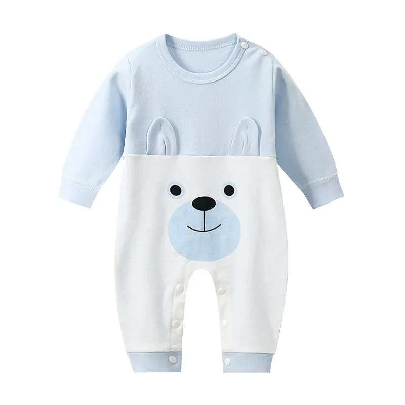 

Baby Rompres Newborn Baby Romper Infant Baby Boys Girls Long Sleeve Cartoon Bear Romper Jumpsuit Clothes Overalls For Children