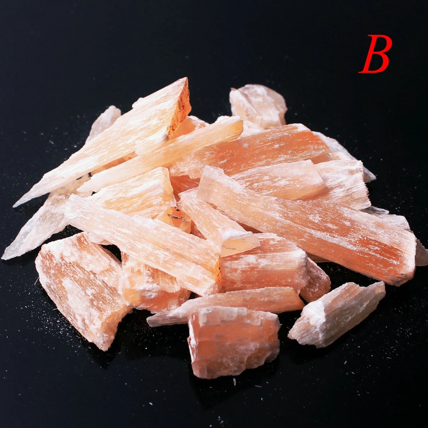 30 г/50 г апельсиновый гипс селенит необработанные палочки образцы минералов