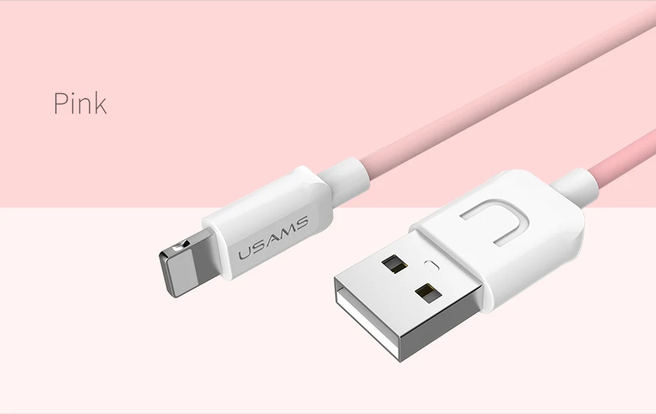 USB кабель для iPhone xr, USAMS iOS 2A кабель для быстрой зарядки для iPhone XS X 8 7 6 5 iPad синхронизация данных USB зарядное устройство для освещения кабель