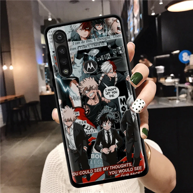 shoto todoroki my hero academia for moto g8 g9 play e7 plus power lite one fusion e6s edge g stylus phone case silicone shell free global shipping