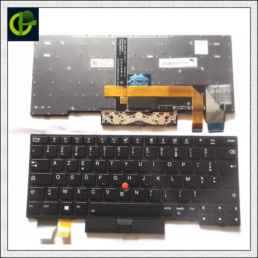 Клавиатура с французской подсветкой для Lenovo Thinkpad X280 X390 X395 A285 20KF 20KE ThinkPad L13 X13 Yoga S2 5th