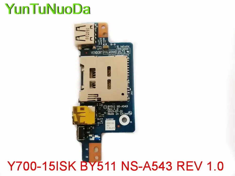 Оригинальная USB плата для Lenovo 700 15ISK внешняя версия 1 0 проверено хорошее качество