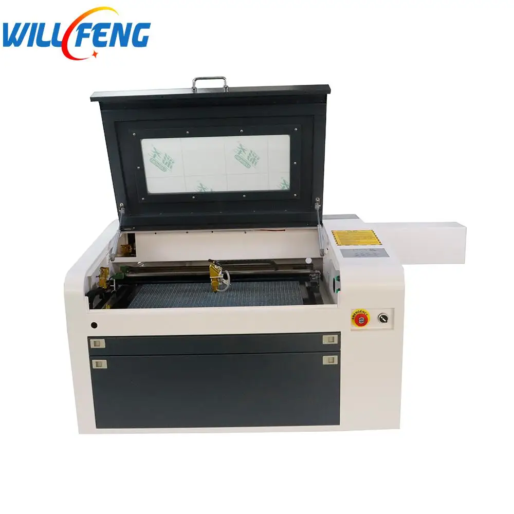 Лазерный гравировальный станок Co2 Will Feng 600*400 мм 40 Вт 50 60 скульптурный с USB-портом