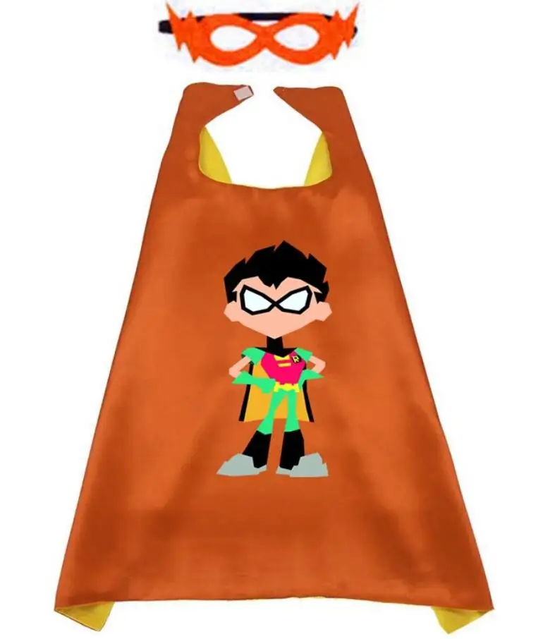 1 комплект фигурка Титан Робин Зверь Мальчик звездного Ворон Косплэй плащ