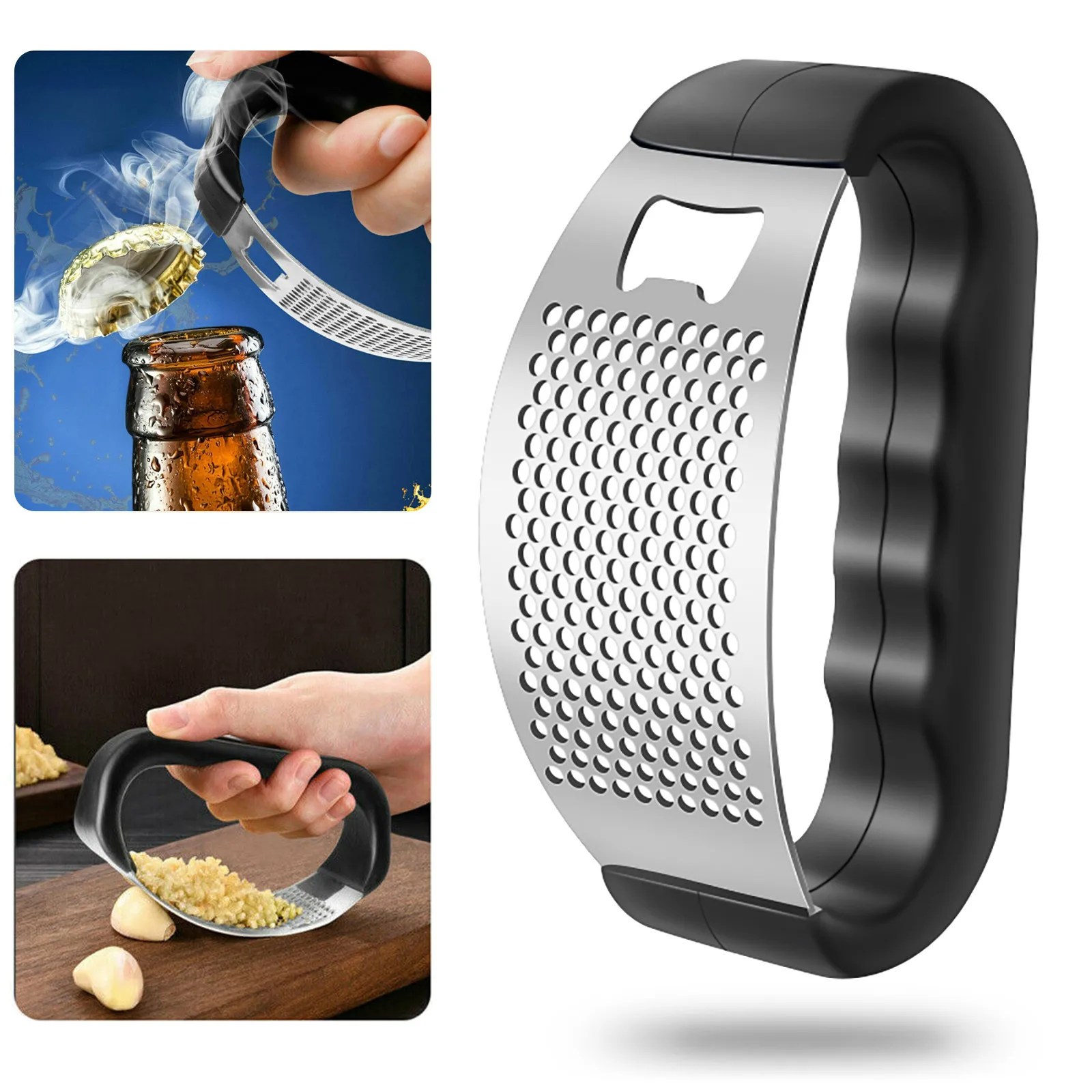 2 в 1 пресс-измельчитель для чеснока из нержавеющей стали |