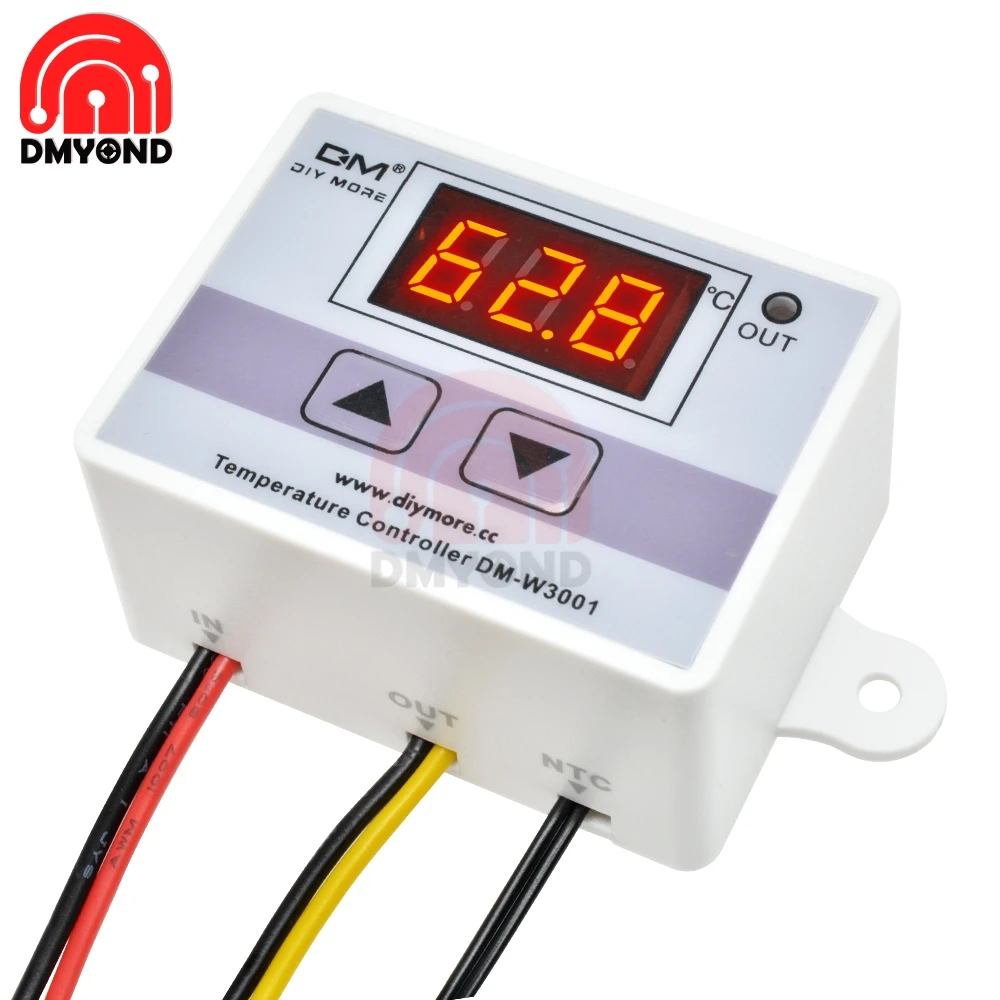 Цифровой регулятор температуры W3001 фоторегулятор термометр терморегулятор 110-220