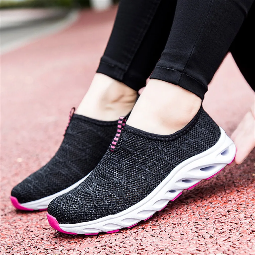 Женские кроссовки SAGACE 2019 Вулканизированная обувь сетчатые Женская весенне