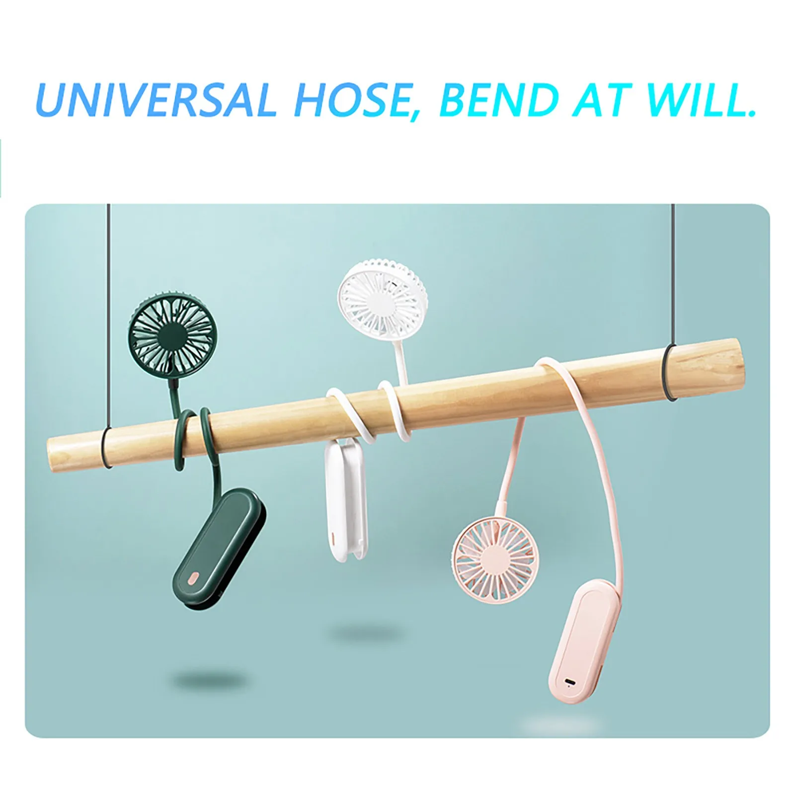 

Hanging Usb Charging Portable Mini Outdoor Mini Handheld Fans With Power Long Battery Life Lazy Waist Fan