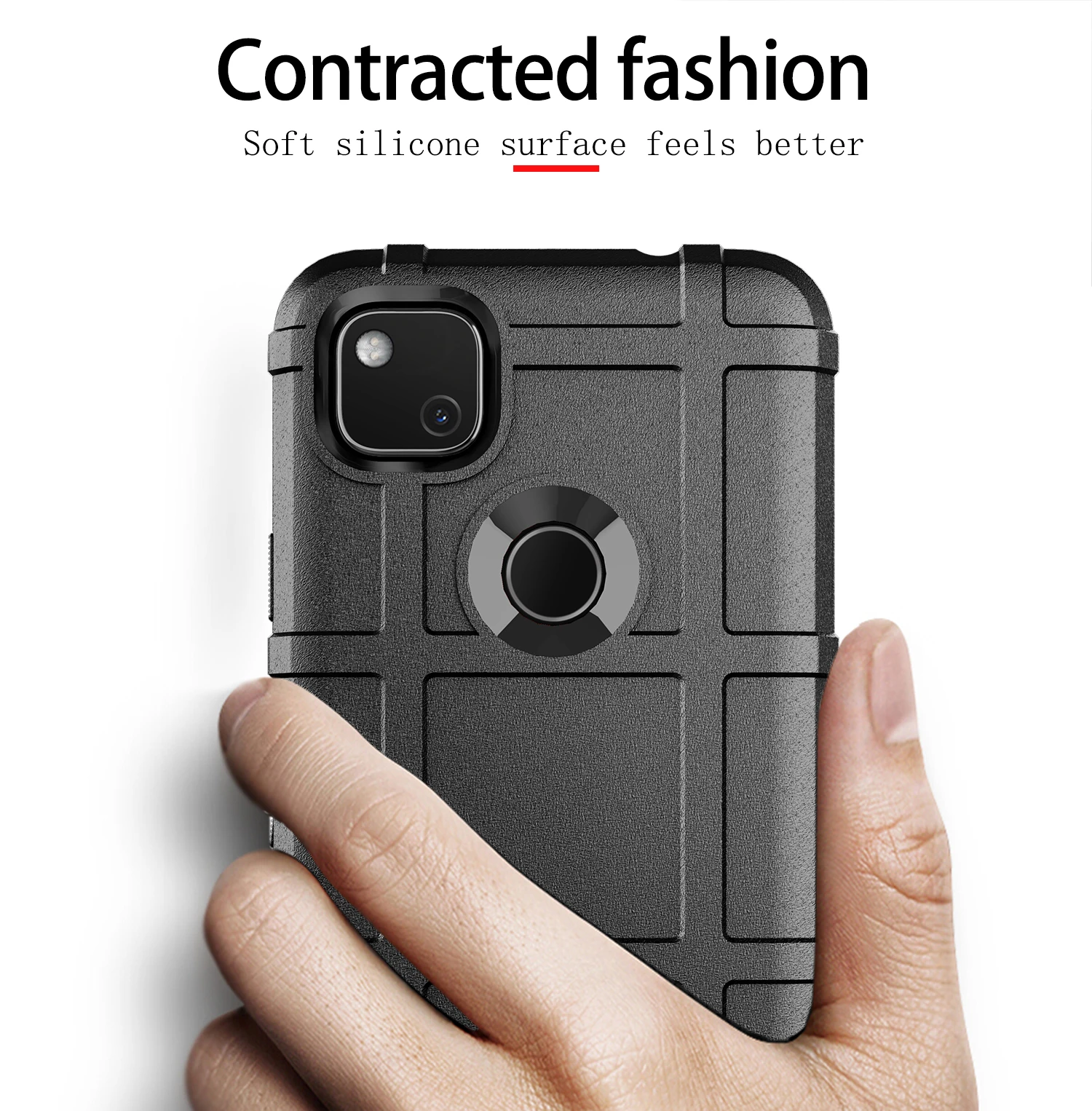 Силиконовый чехол для телефона из углеродного волокна Google Pixel 3 5 дюймов Прочный