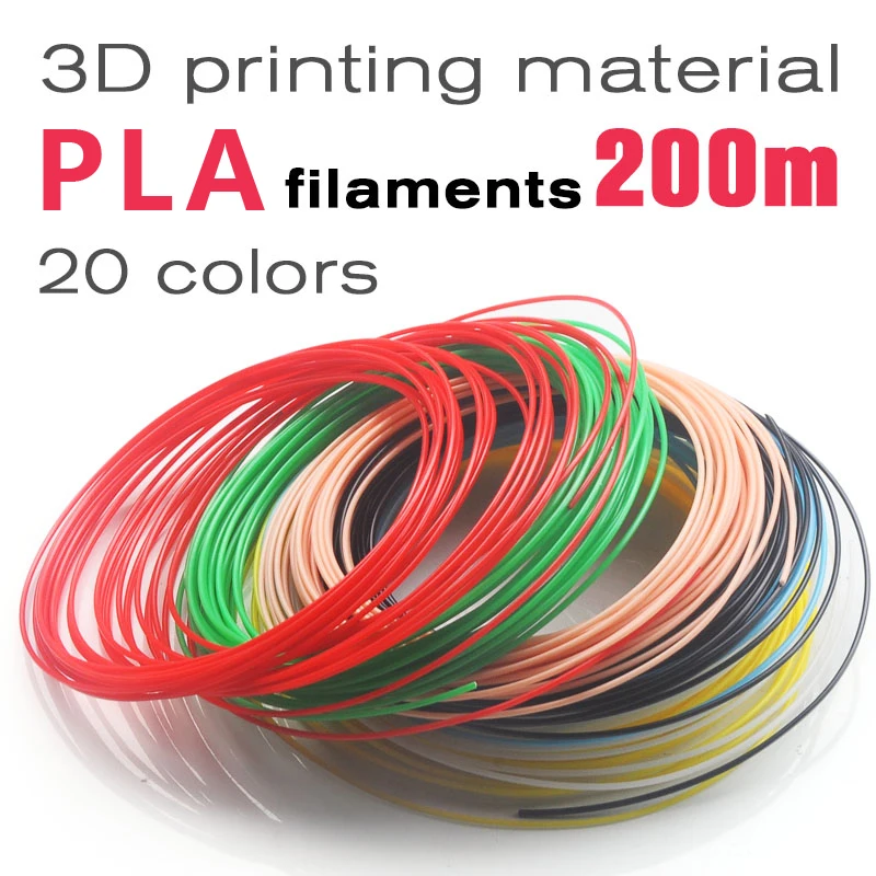 Нет запаха Без загрязнения 3d ручки 20 цветов 1.75mm pla пластик 3д ручка 3 д pen plastic filament