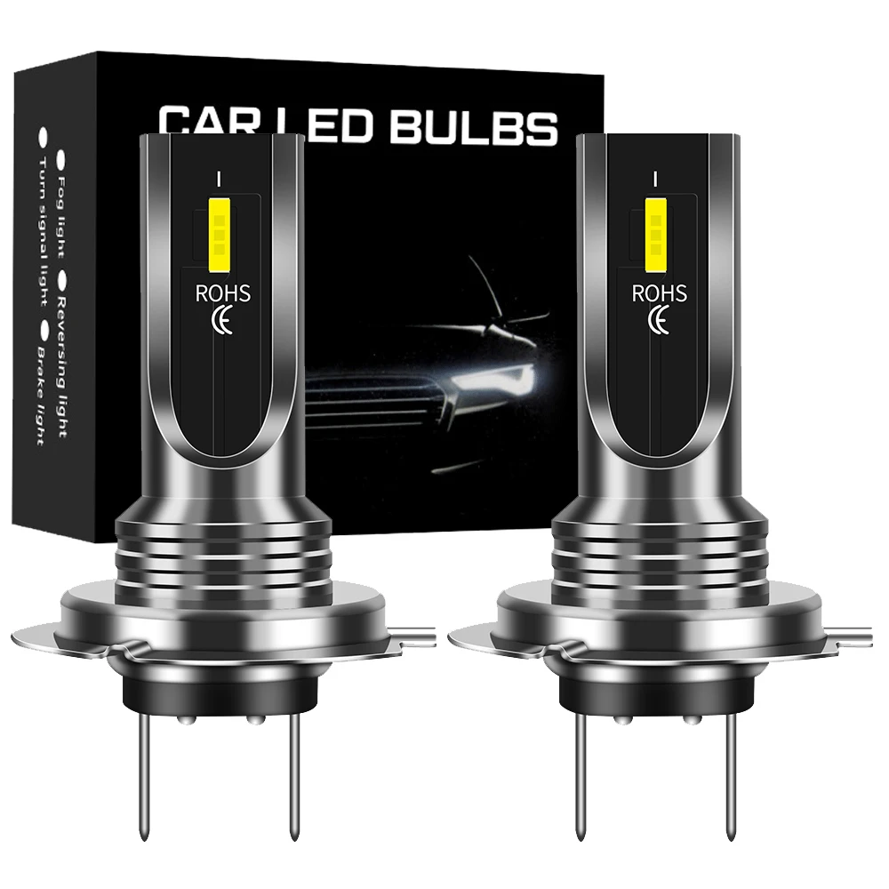 2 шт. H7 H8 H11 Led HB4 9006 HB3 9005 туман светильник s лампы 1860 2SMD 3000LM 6000K белый вождение