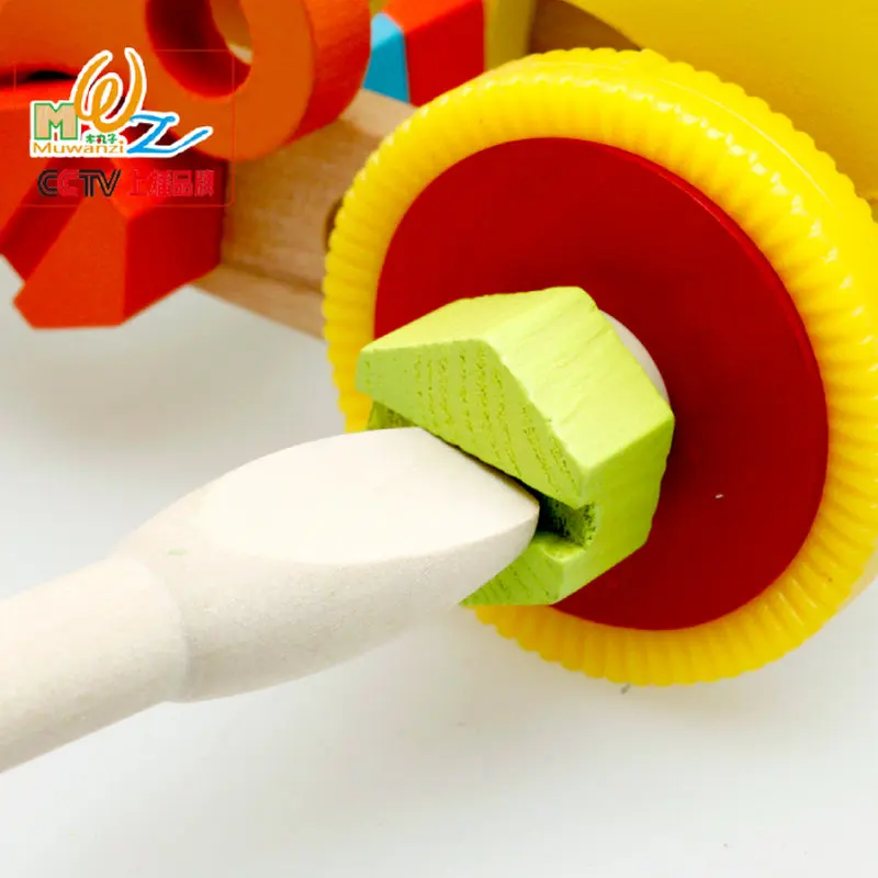 Бесплатная доставка детские развивающие деревянные игрушки сделай сам гайки