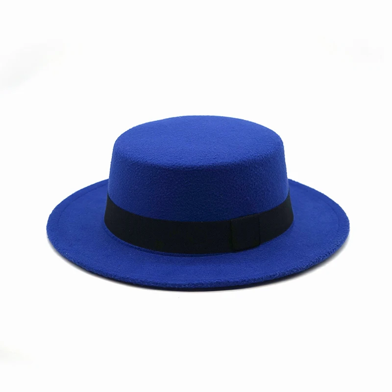 Осень-зима, имитация шерсти, для женщин, мужчин, дам, Fedoras, топ, джаз, шляпа, Европейский, американский стиль, круглые шапки, котелок, шапки, Feminino Gorra