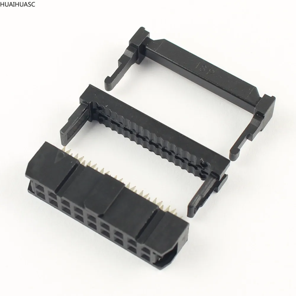 10 шт. 2 54 мм шаг 2x9 Pin 18 гнездо FC разъема IDC наружный коллектор разъем|connector 2.54mm|connector