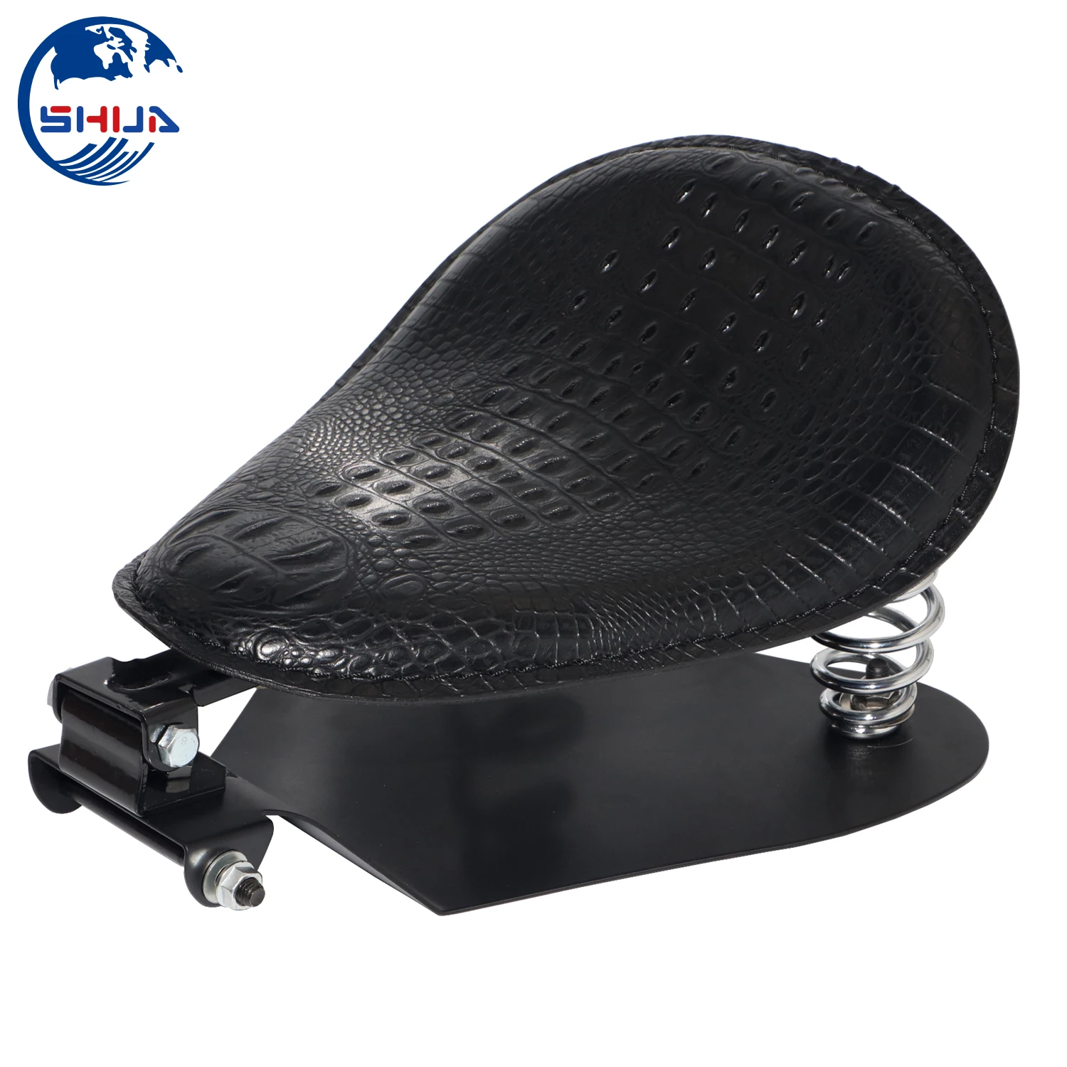 Мотоциклетное соло крокодиловое сиденье для водителя 3 &quotкомплект основания с