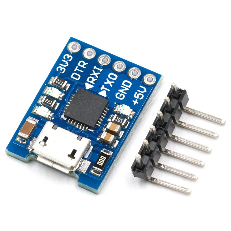 

10PCS CP2102 MICRO USB to UART TTL Module 6Pin Serial Converter UART STC Replace FT232 NEW for arduino Module