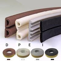 5m insulation gap blocker epdm deip type weather stripping seal strip for doors windows self adhesive foam strip soundproof
