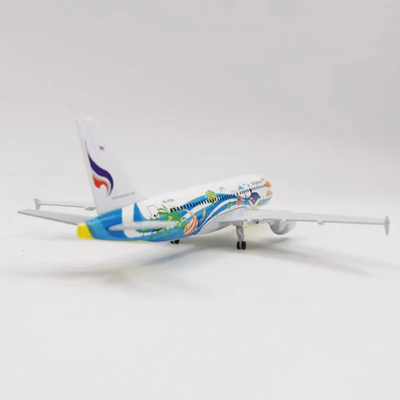 

20CM 1:300 Scale Airbus A320 NEO Bankok fish Airlines Airplanes Plane Aircraft diecast Alloy Model Toy Collective Kids Toys