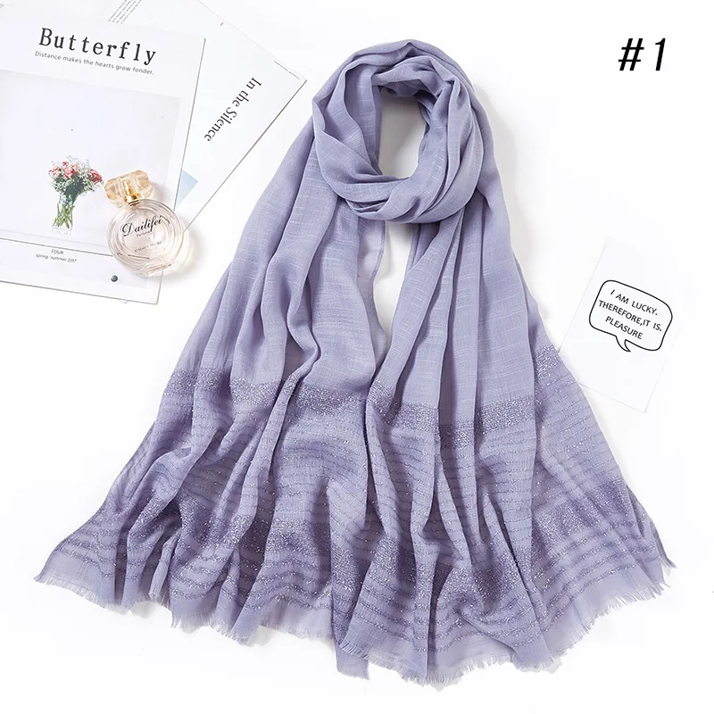 2020 Новый мусульманский платок для женщин musulman женский хлопковый шарф хиджаб