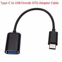 type c usb 3 1 male host to usb female otg adapter cable charging converter for android phones tablet pc with otg function