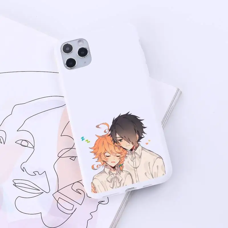 

The Promised Neverland Phone Case Candy Color for iPhone 6 7 8 11 12 s mini pro X XS XR MAX Plus