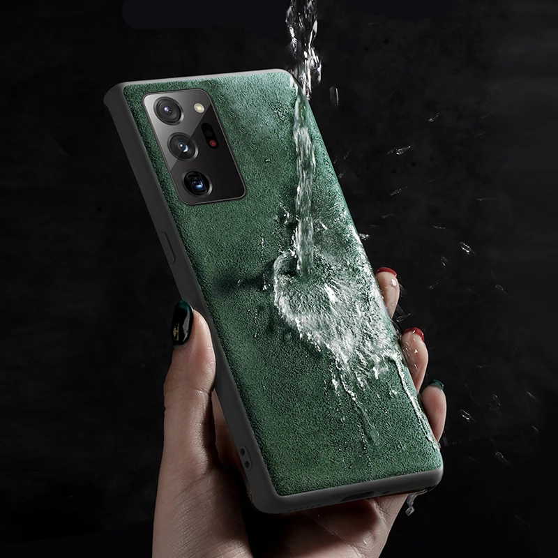 

Alcantara Case For Samsung Galaxy Note 20 Ultra S20 Plus S10 S9 Note 10 9 Leather Case For Samsung A51 A71 A30 A50s A70 A8