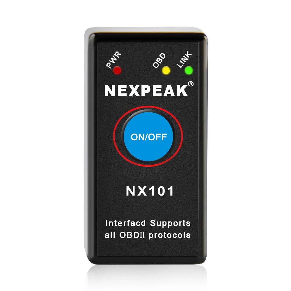 10 шт./лот NX101 Elm327 Bluetooth V1.5 считыватель кода Двигателя Мини OBD2 сканер автомобиля