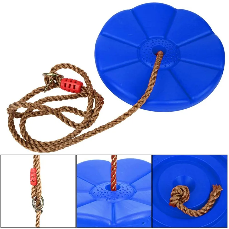 

Kids Tree Swing Climbing Rope with Platforms,Disc Tree Swing Seat,Outdoor Indoor Swings and Swing Set Accessories