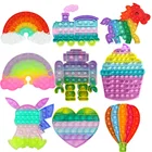 Детский силиконовый тренажер для раннего развития, игрушки для снятия стресса