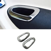 for citroen c elyseepeugeot 301 2013 2016 accessories abs chrome interior armrest handle cover trim sticker car styling 2pcs