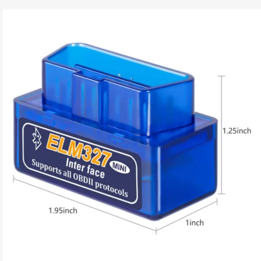 【Lightning Deal 】Mini ELM327 OBD V2.1 OBD2 Bluetooth Auto Scanner Car Tester Diagnostic Tool for ios Android Windows Symbian |