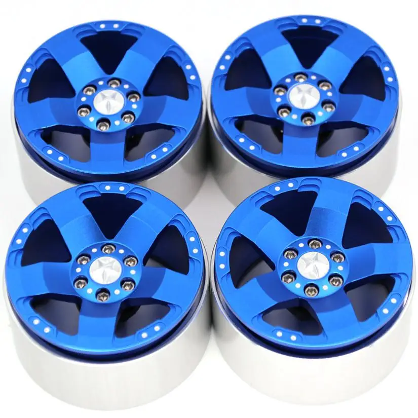

Колесный обод RCtown Beadlock Hub 2,2 дюйма CNC для 1/10 RC SCX10 Wraith 90018 Rock Crawler