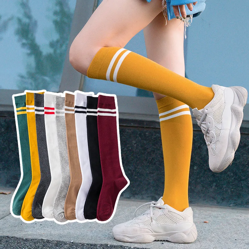 

Sexy socks striped long socks women stockings warm thigh high stockings ladies girls new fashion striped knee socks women