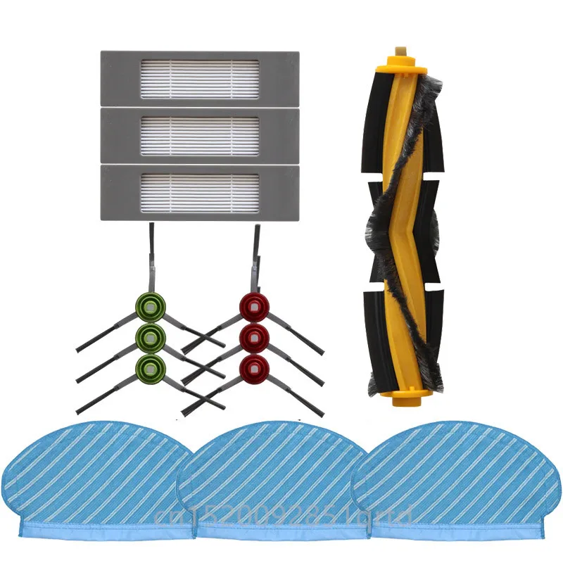 Робот пылесос HEPA фильтр главный ролик боковая щетка Швабра Ткань Для Ecovacs Deebot OZMO