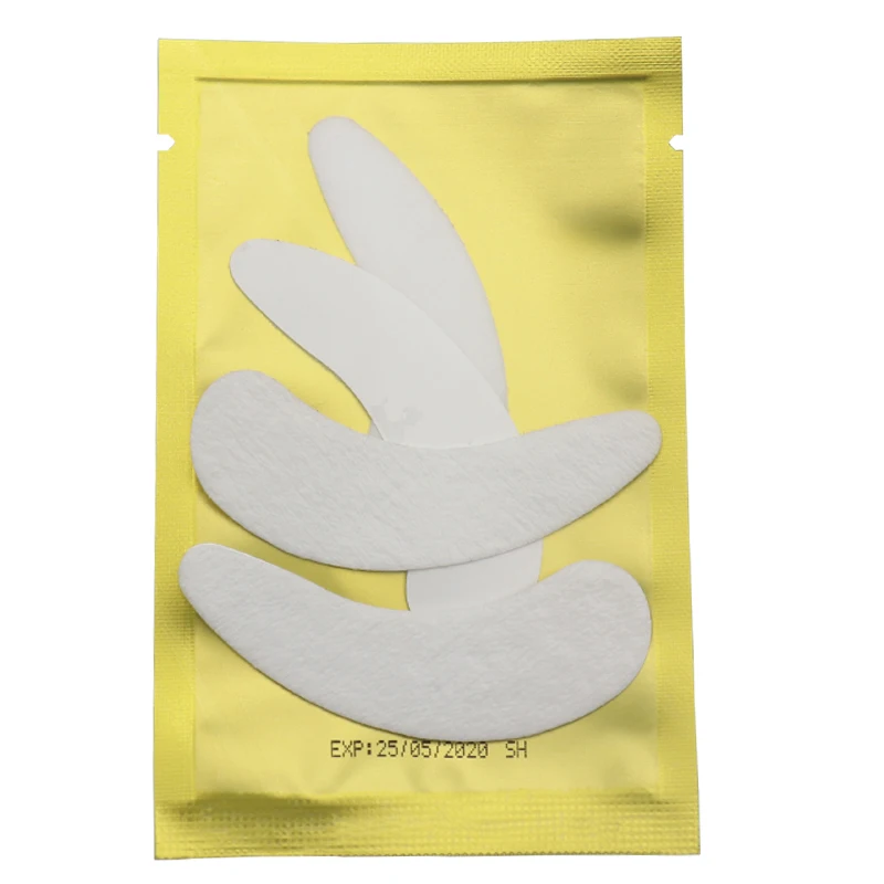 golden leaf 50 пар/упак. накладки под глаза новые бумажные накладки для наращивания ресниц накладки для глаз наклейки Обертывания инструменты для макияжа - Цвет: golden leaf