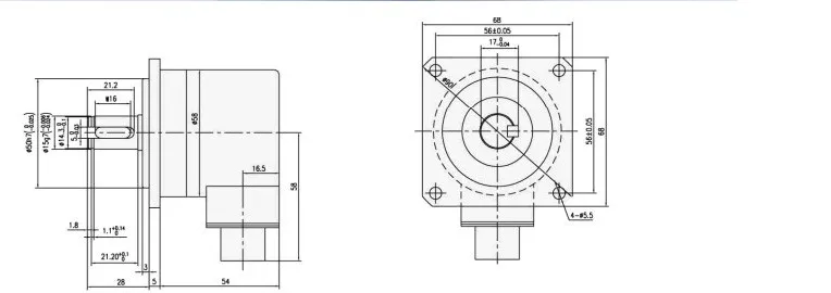 Токарный станок с ЧПУ Шпиндельный кодировщик ZSF6215 5815 1024 импульсный 4 м кабель