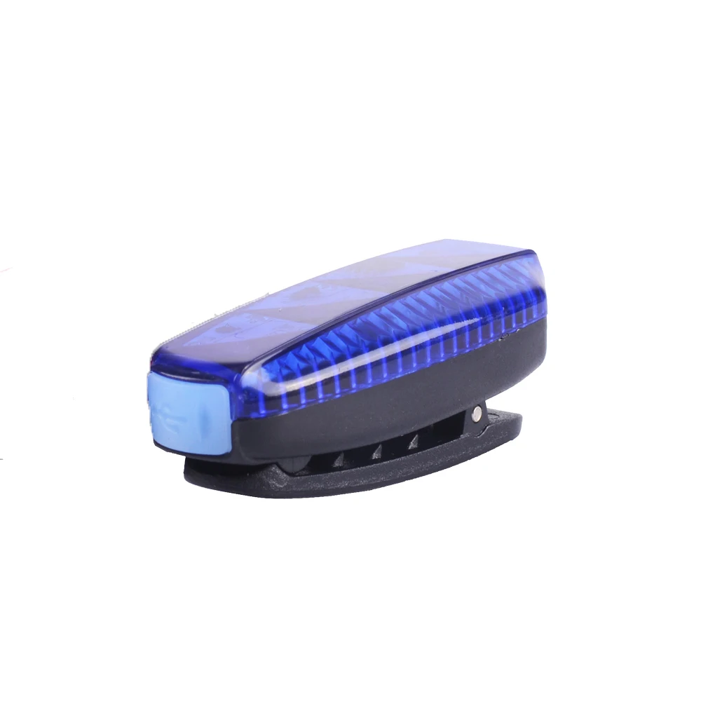 WR03-Blue ZTTO USB Li-po аккумулятор Перезаряжаемый дорожный горный велосипед велосипедный зажим Водонепроницаемый Предупреждение ющий задний светильник для бега WR03 - Цвет: WR03-Blue