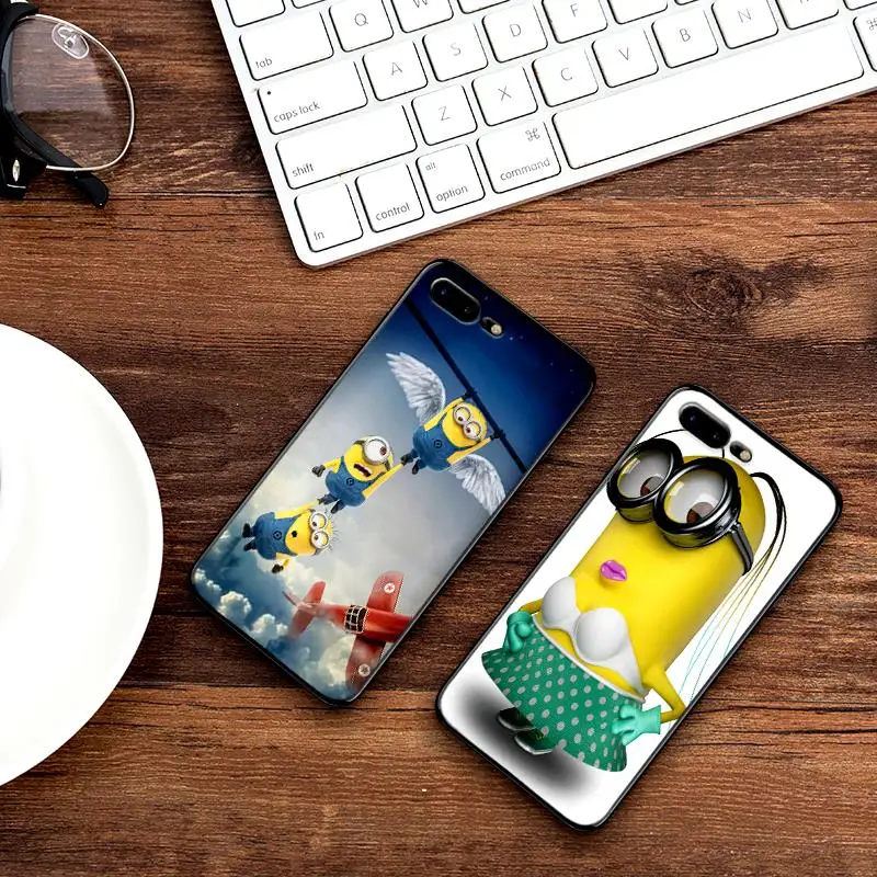 Милый мягкий чехол из ТПУ с миньонами для Apple IPhone X XR XS MAX 5 5S 5C SE 6 S 7 8 Plus ipod touch