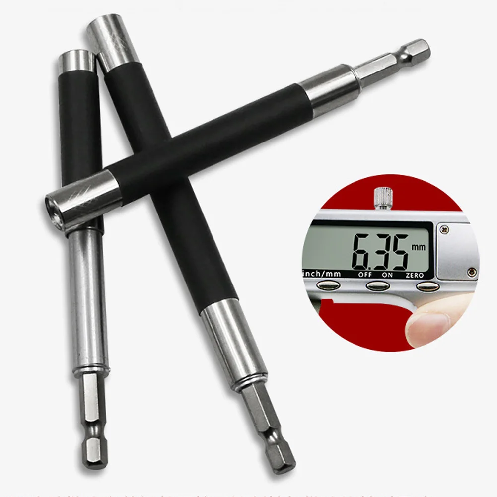 3 шт. 1/4 дюйма с шестигранным хвостовиком магнитный держатель для бит 80/120/140 мм