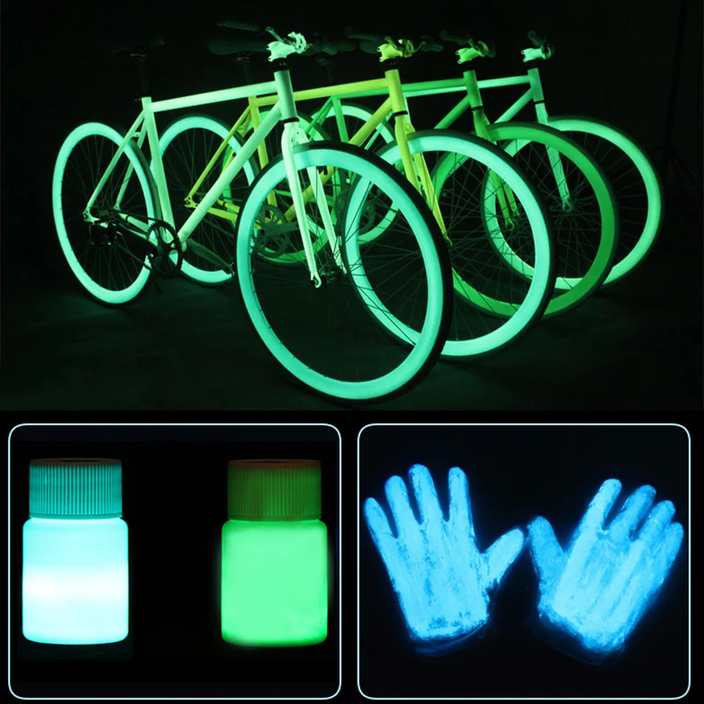 

Glow In The Dark Acrylic Cool Bright Pigment Party Body Decoration Diy Craft Luminous Body Paint Waterproof 2021hot Fashion