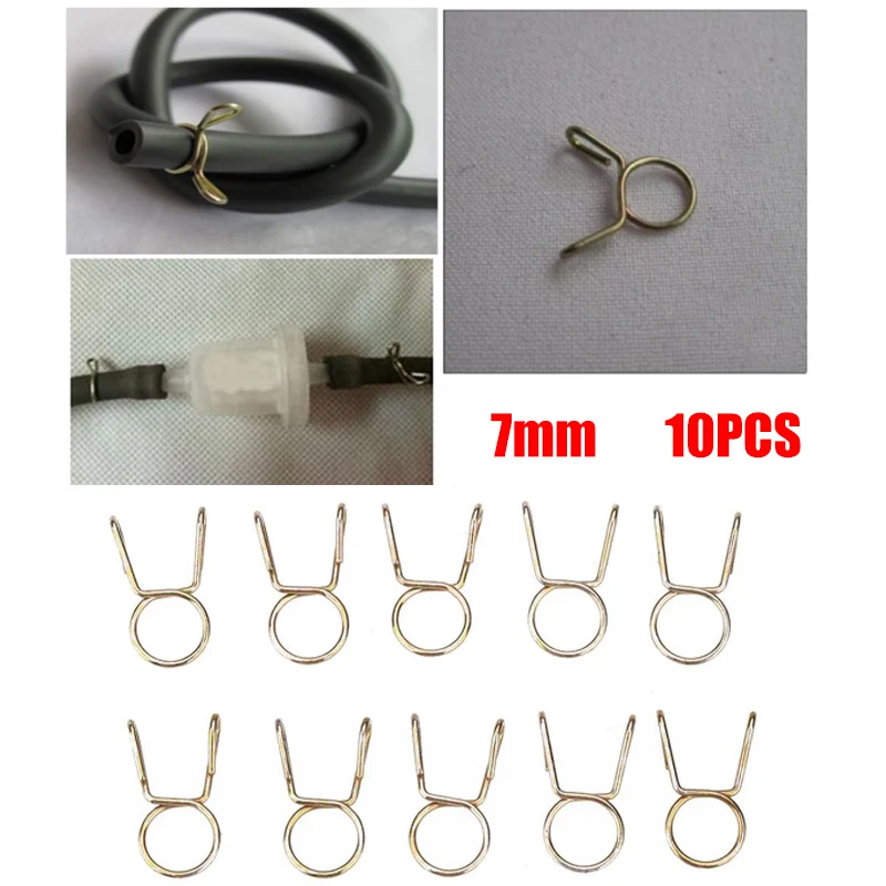 10 шт. пружинный зажим для шланга 7 мм | Автомобили и мотоциклы