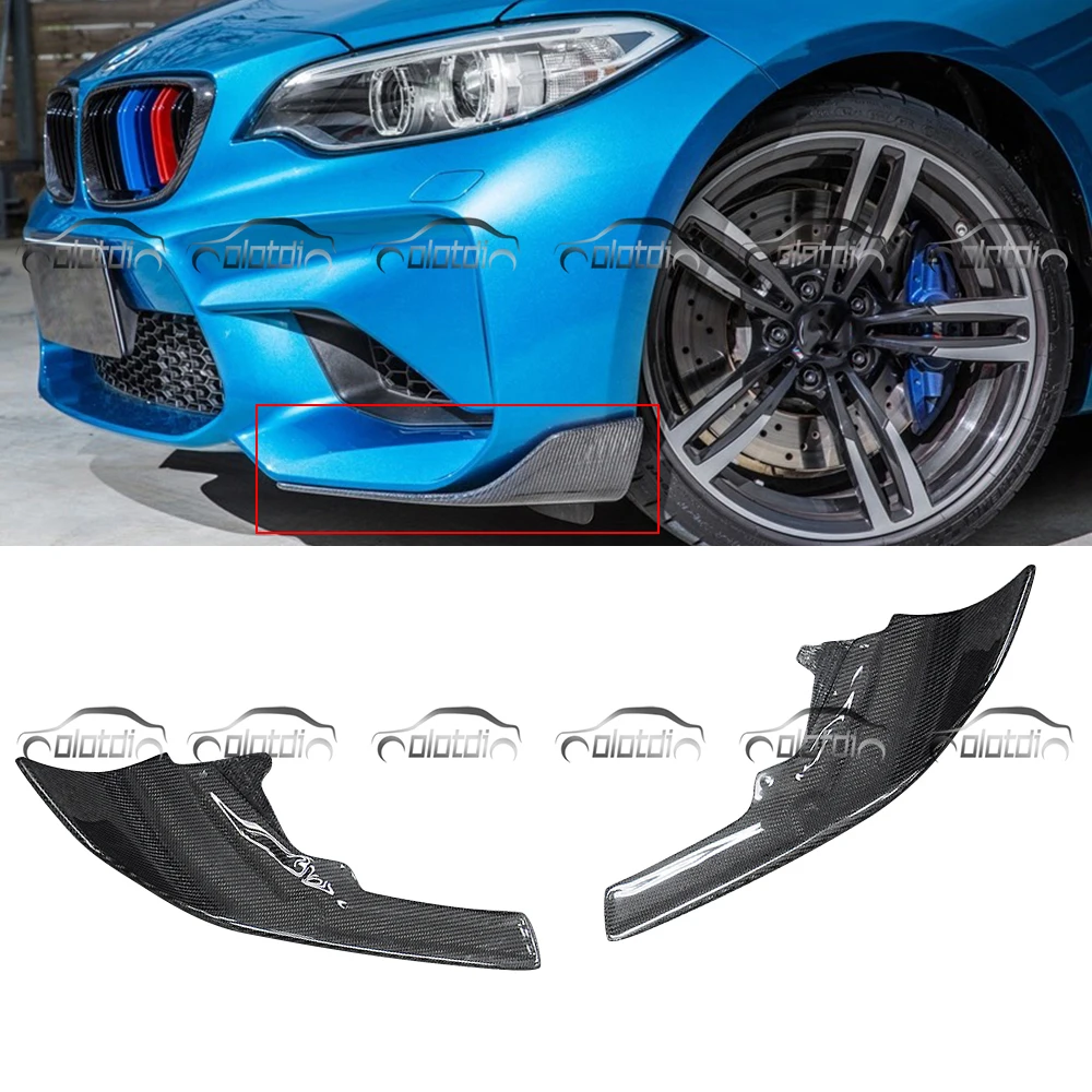 Разветвитель передних губ 2 серии передние крылья для BMW F87 M2 M2C Door 2016 + аксессуары