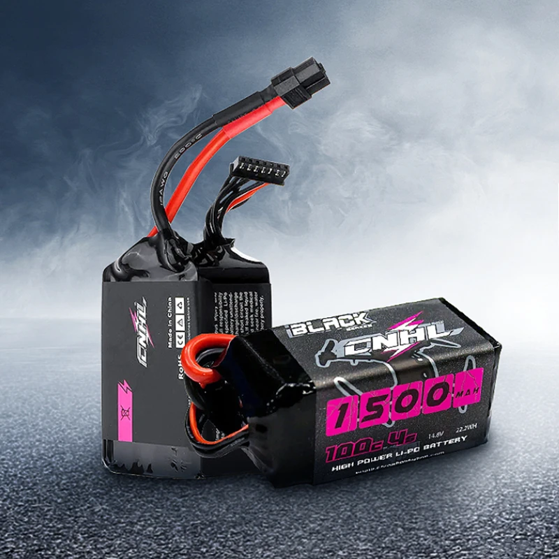 CNHL черная серия 1100 мАч 1300 1500 MiniStar 450 650 Recharegable Lipo батарея для FPV Racing Drone RC