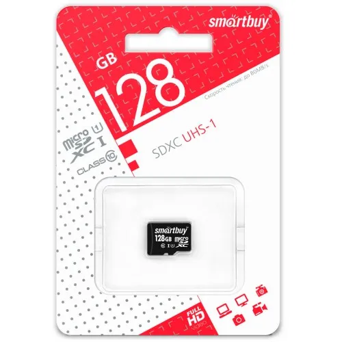 128GB microSDXC Class10 SMARTBUY|Карты памяти| |